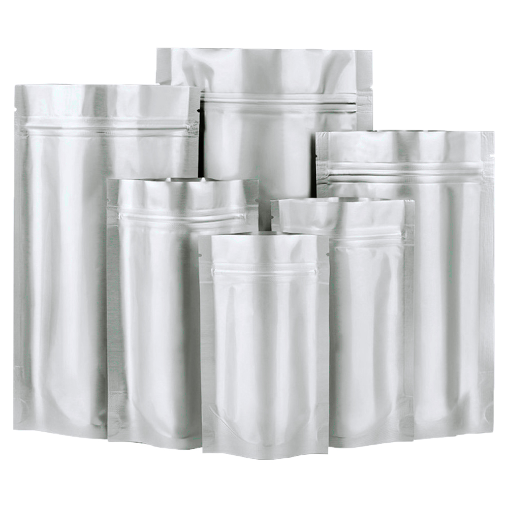 100Pcs Silver Zip Lock Pure My – Food Storage Ziploc Bags Bewertung und Preis