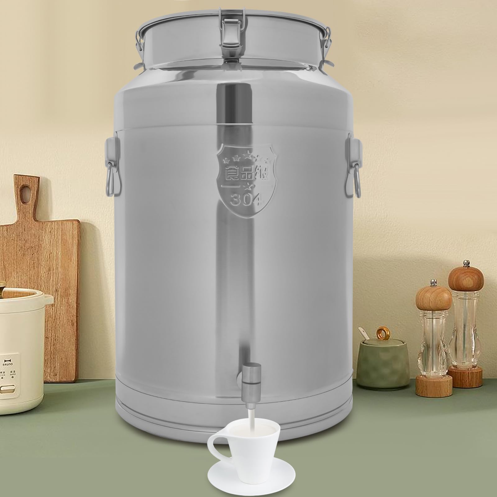 76L/20Gal Milk Can with Spigot – Food Storage In Cooler Bewertung und Preis