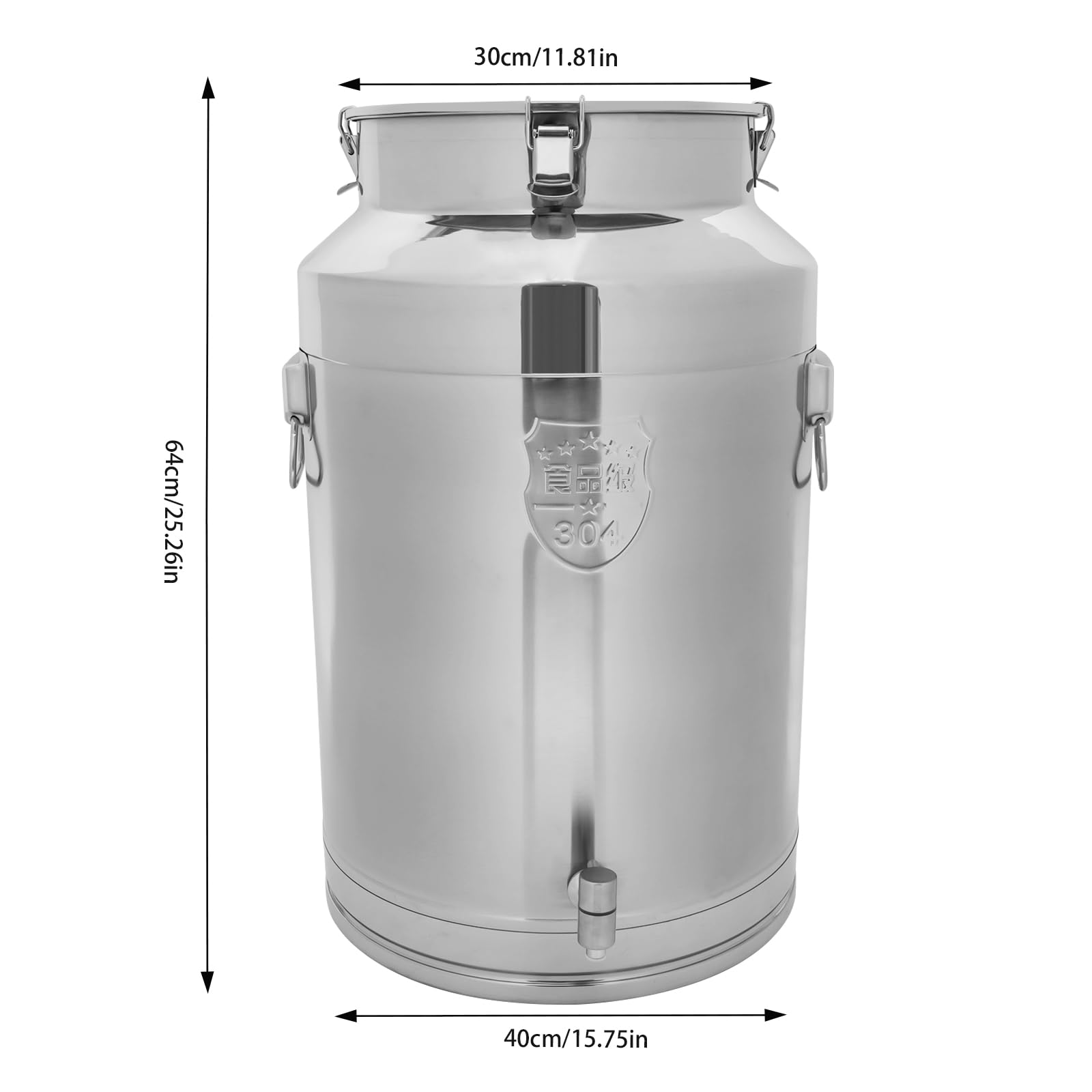 76L/20Gal Milk Can with Spigot – Food Storage In Cooler Bewertung und Preis