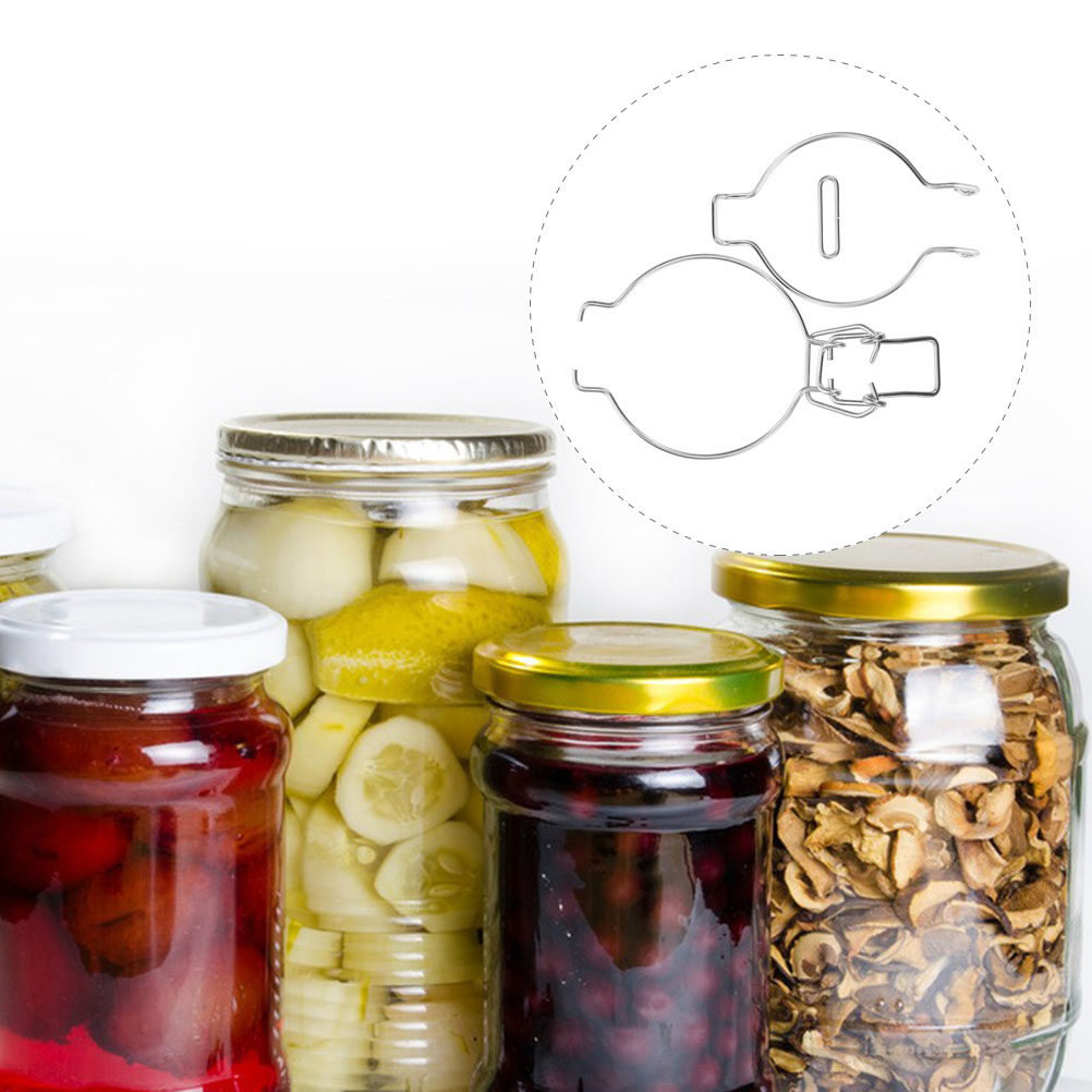 12Pcs Glass Jar Wire Clamps St – Food Storage Glass Jar Bewertung und Preis