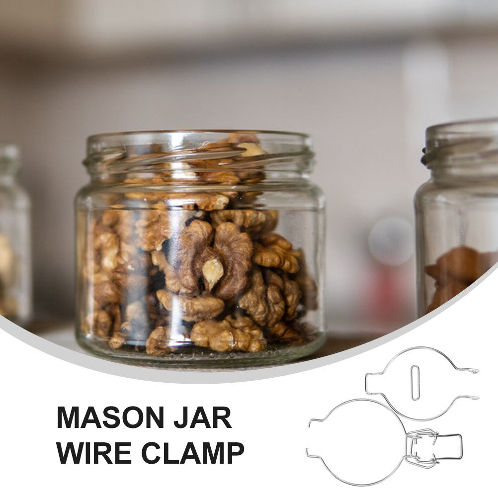 12Pcs Glass Jar Wire Clamps St – Food Storage Glass Jar Bewertung und Preis