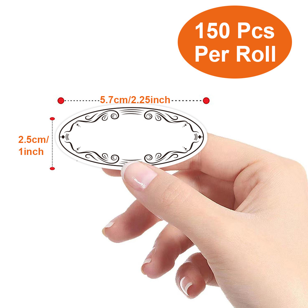150Pcs Oval Canning Labels for – Food Storage In Restaurant Bewertung und Preis