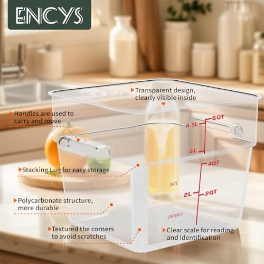6 Quart Set of 4 Food Storage  – Food Storage 4 Quart Bewertung und Preis