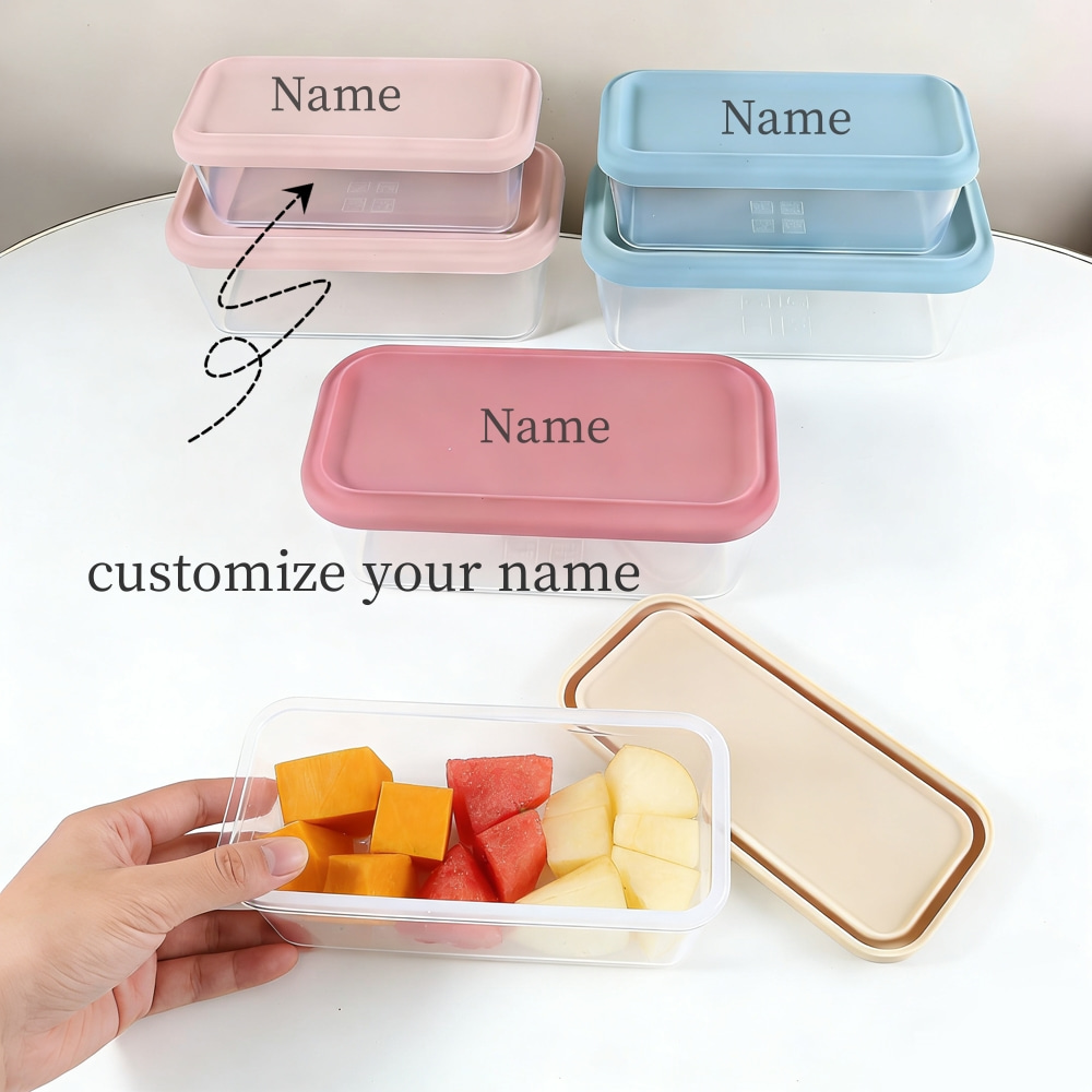 500ml 900ml Personalized name  – Food Storage Name Bewertung und Preis
