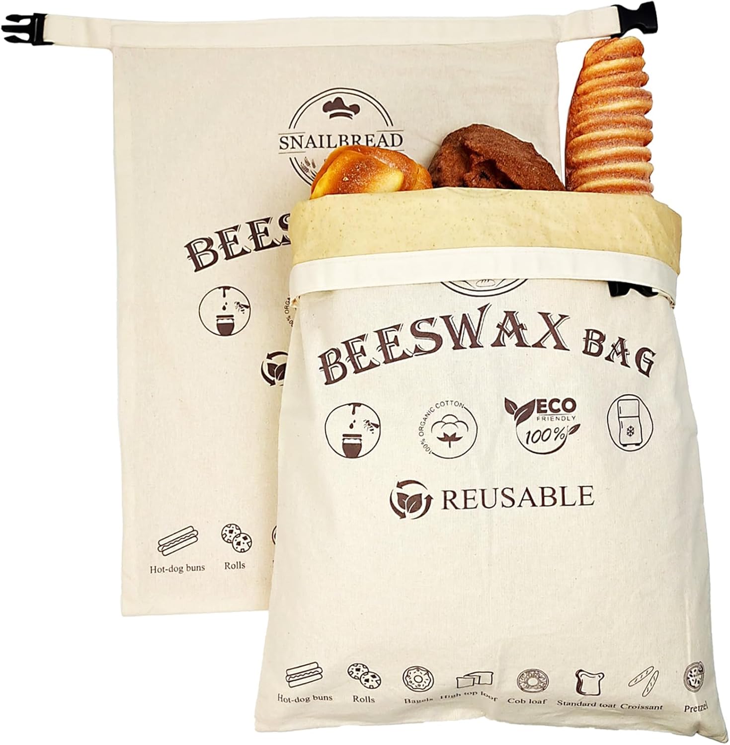 Reusable Beeswax Bread Bags fo – Food Storage Bags Xl Bewertung und Preis