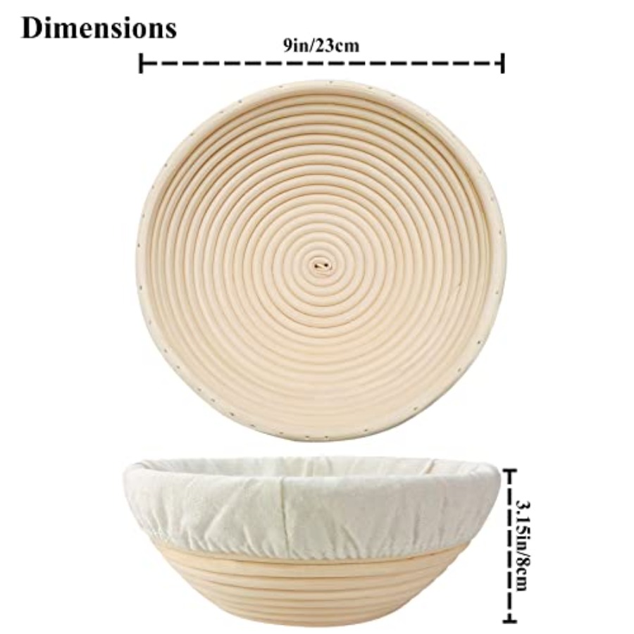 2-Pack 9 Inch Banneton Bread P – Food Storage Bags Xl Bewertung und Preis