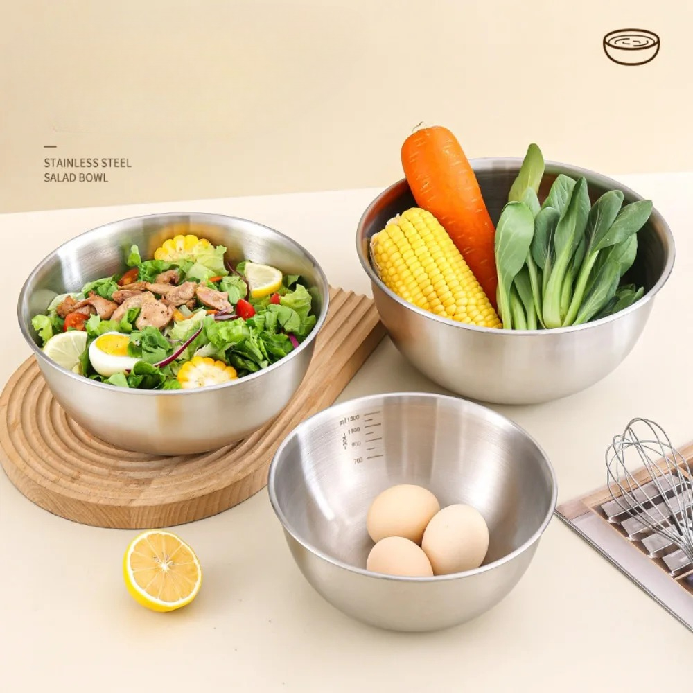 3pcs Stainless Steel Bowl Set  – Food Storage Essentials Bewertung und Preis