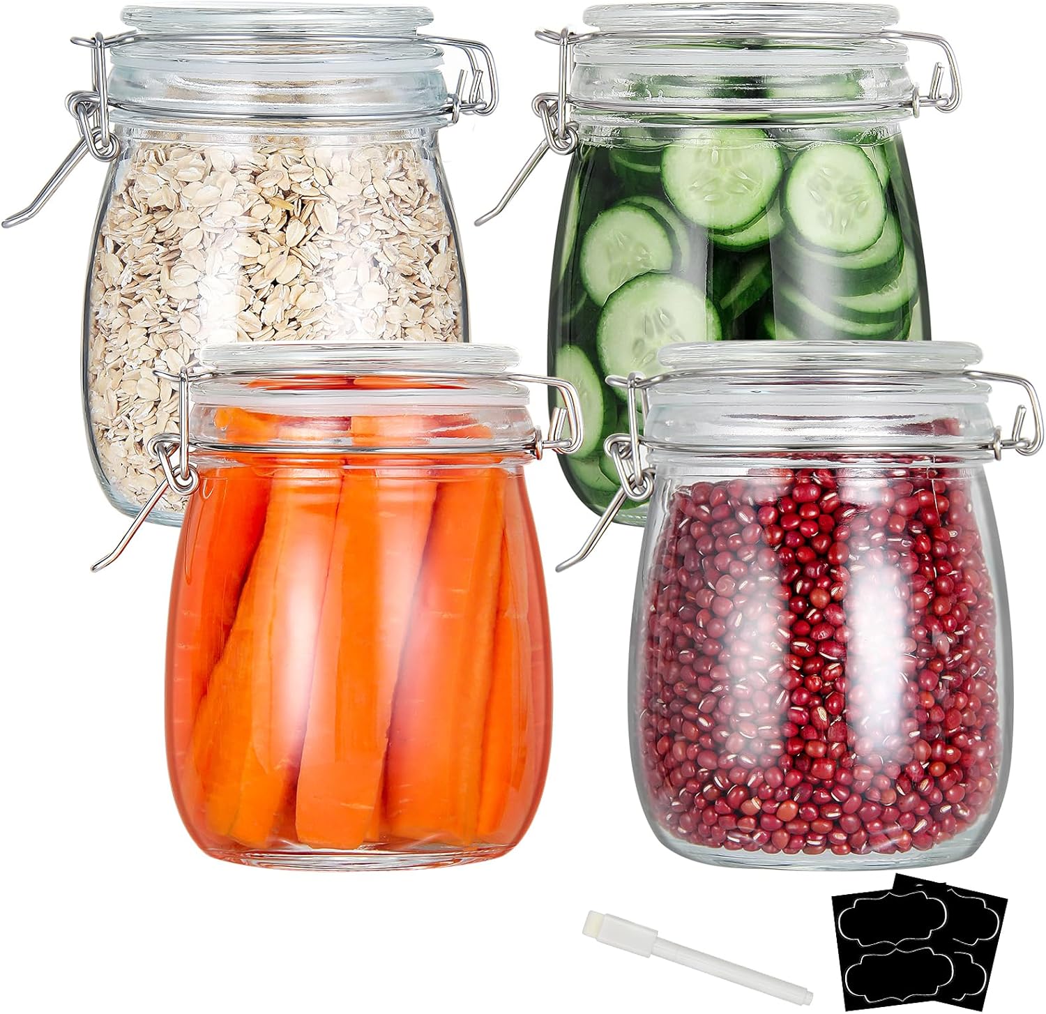 24oz Food Storage Canister Gla – Food Storage Glass Jar Bewertung und Preis