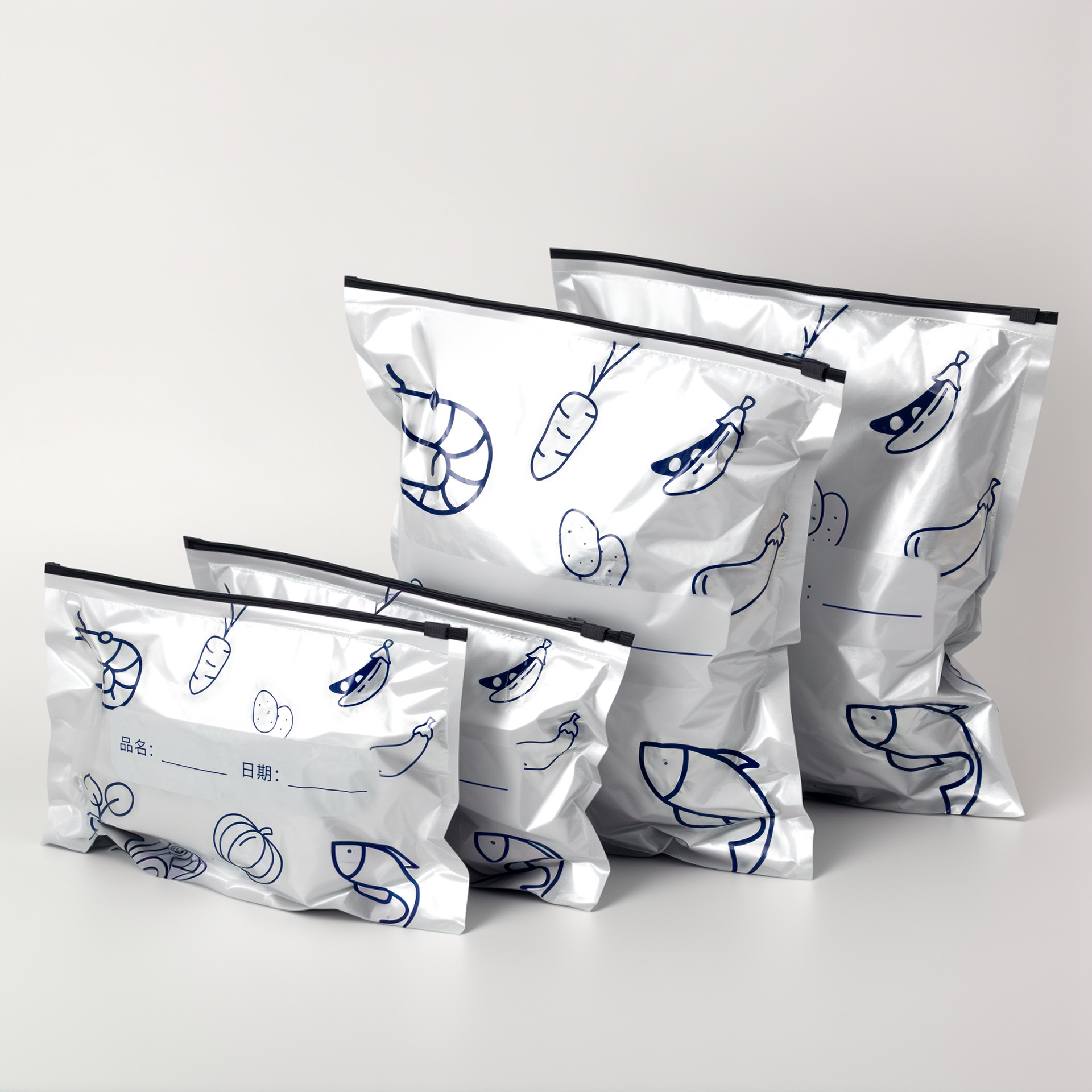 10/30Pcs Aluminum Foil Antibac – Food Storage Zipper Bags Bewertung und Preis