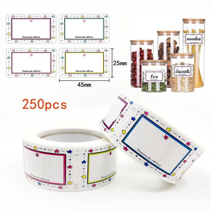 250Pcs/Roll Blank Kitchen Name – Food Storage Name Bewertung und Preis
