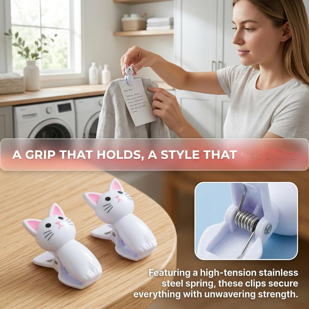 Cute Cat Shaped Bag Clips Reus – Food Storage Reusable Bags Bewertung und Preis
