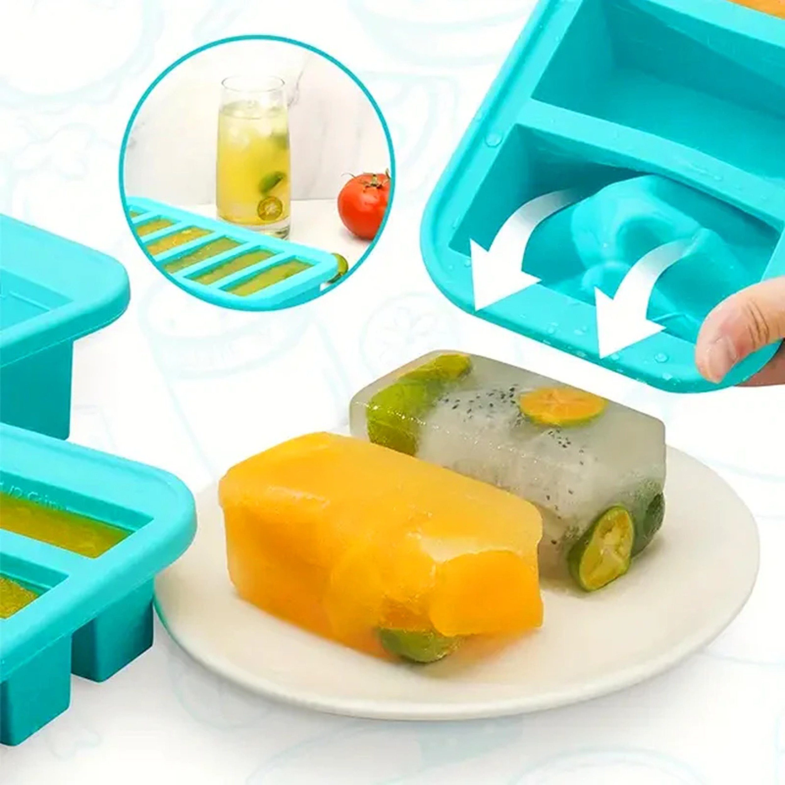 1PC 2/4/6Grid Silicone Freezer – Food Storage In Cooler Bewertung und Preis