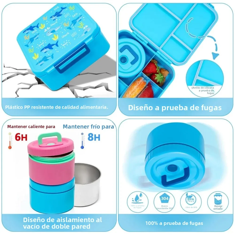 Kids 1700ml Bento Lunch Box Se – Food Storage Containers Tupperware Bewertung und Preis