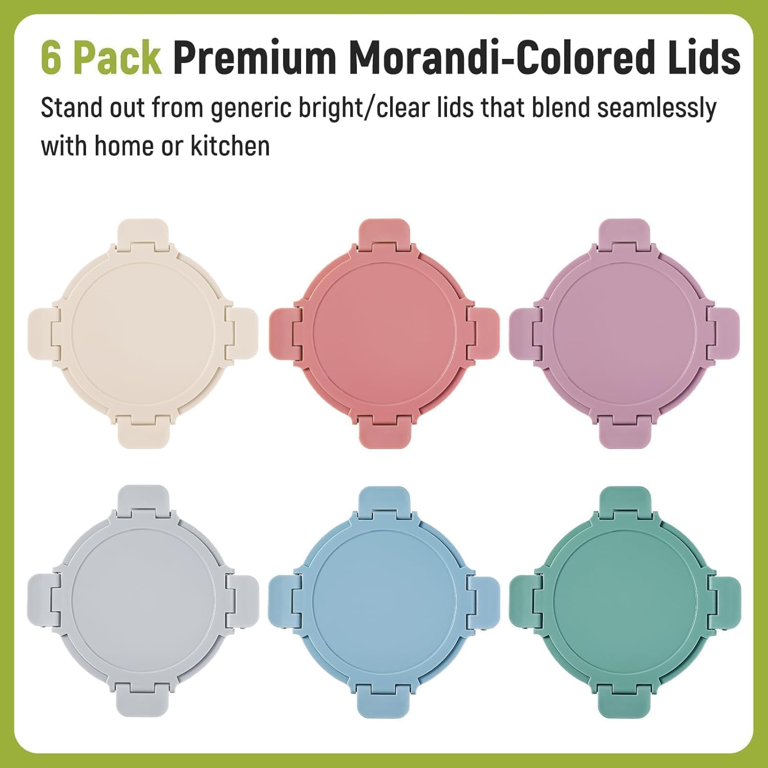[UPGRADED LID] 6 Sets 3 Cup/24 – Food Storage Glass Jar Bewertung und Preis