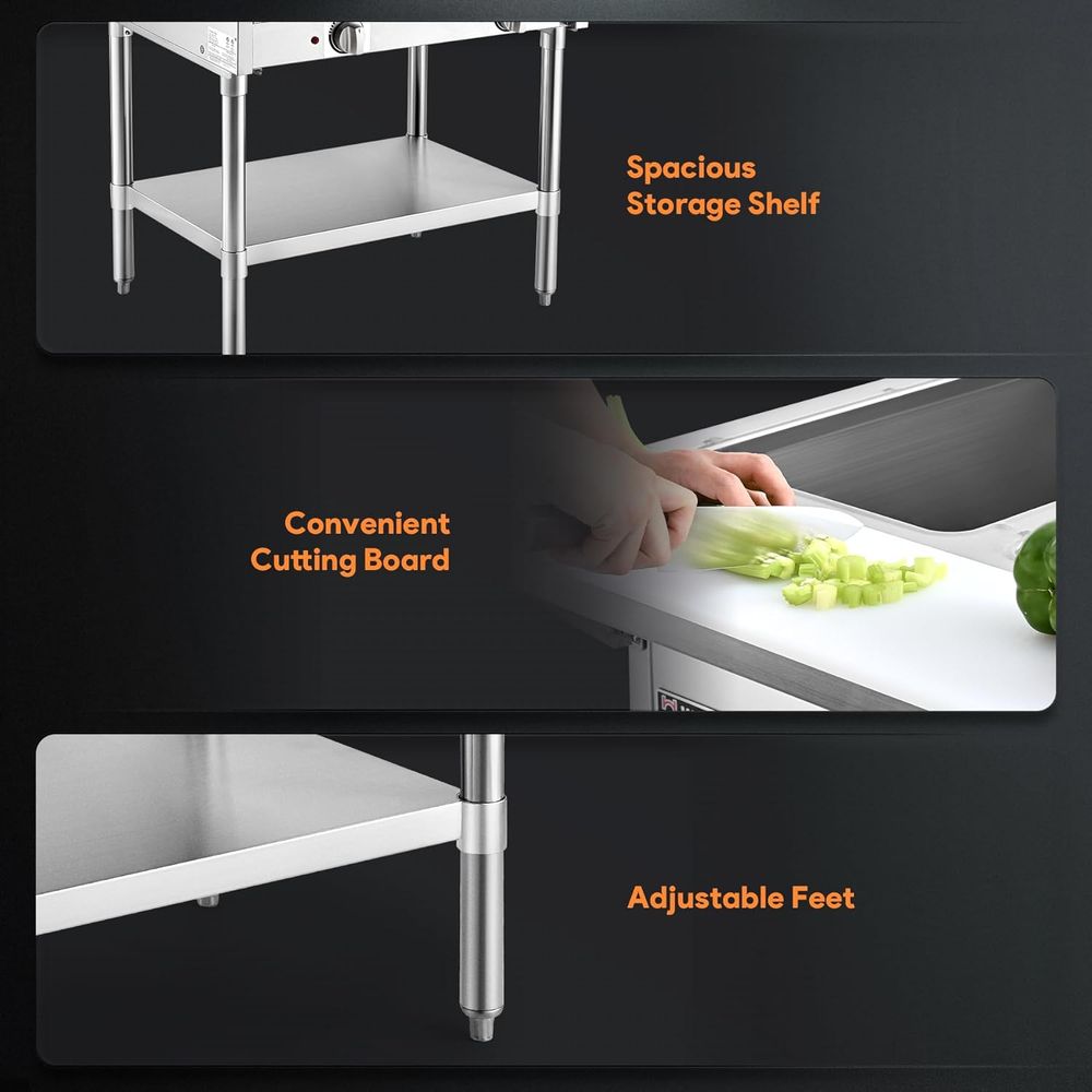 1000W Electric Steam Table wit – Food Storage In Restaurant Bewertung und Preis