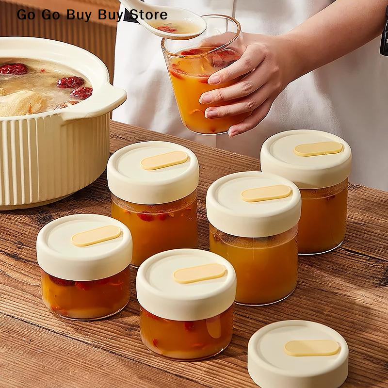 【ST】1Pc 240/400ML Glass Food S – Food Storage Glass Jar Bewertung und Preis