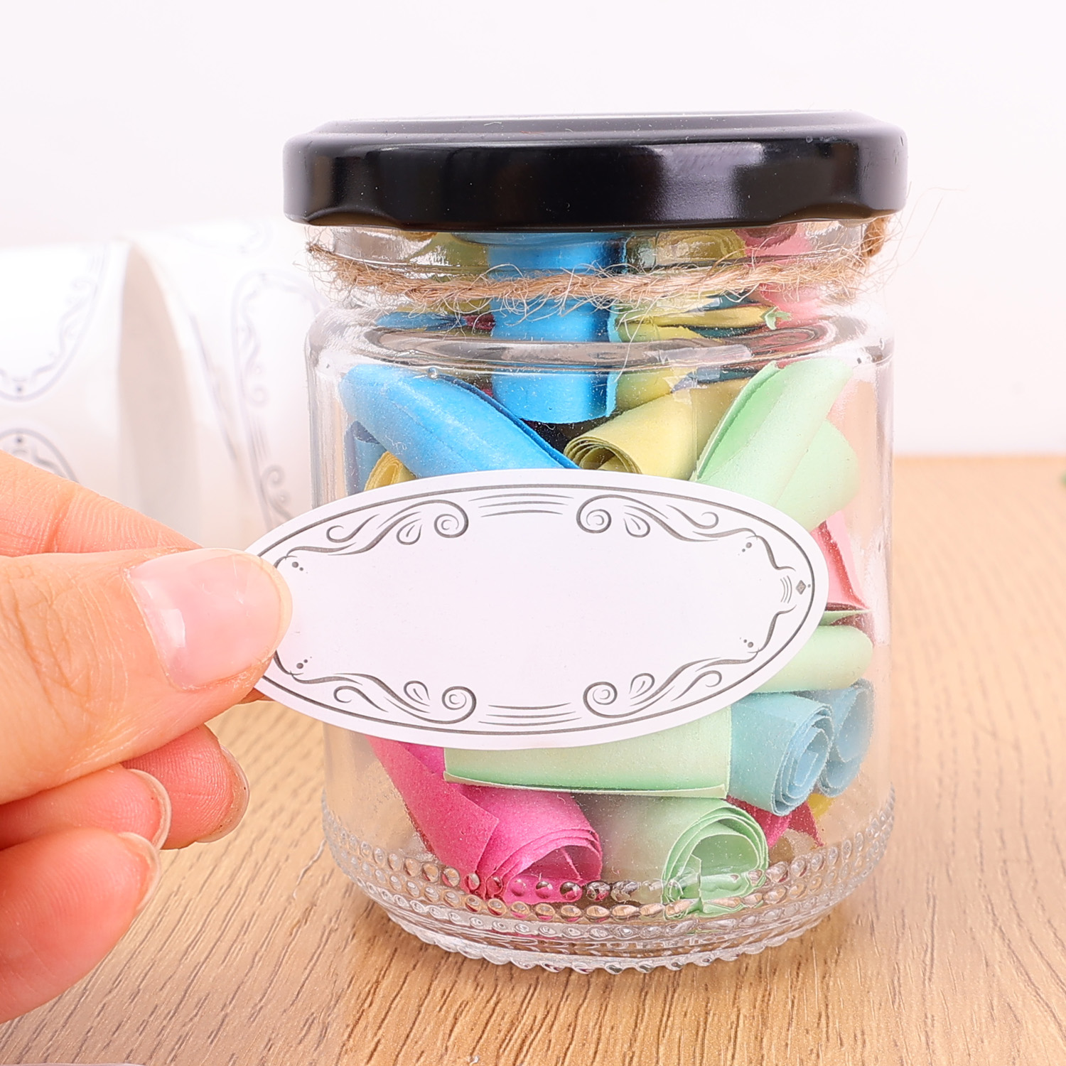 Oval Labels Blank Stickers Foo – Food Storage In Restaurant Bewertung und Preis